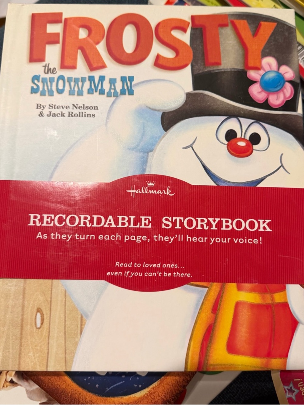 Frosty The Snowman Hallmark Recordable Book